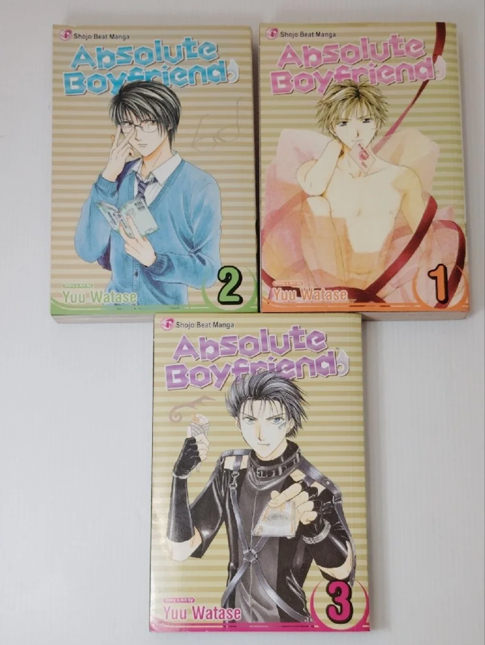 Absolute Boyfriend Vol 1,2,and 3 & High School Debut 4,6,8*and 11 Manga Set